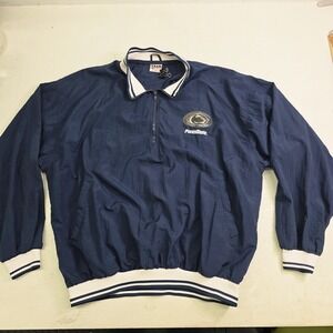 Vintage Penn State Nittany‎ Lions Team Edition Pullover Windbreaker Men's SZ M